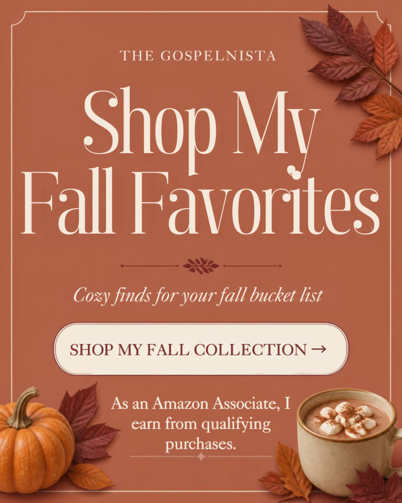 Shop The Gospelnista’s fall favorites collection for cozy finds to enjoy your fall bucket list.